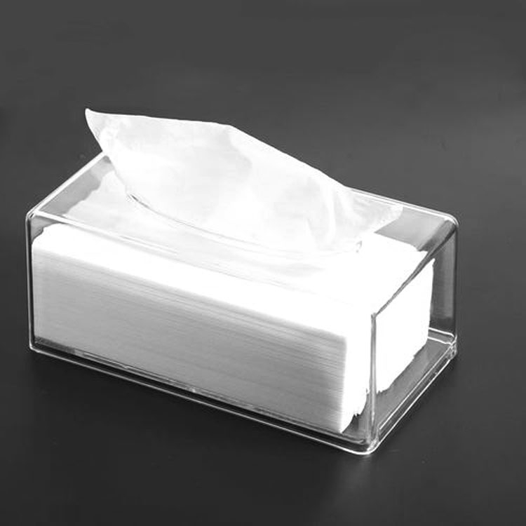 

2 PCS Transparent Acrylic Tissue Box