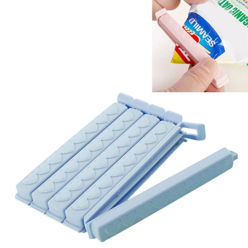 

2 PCS Plastic Bag Snack Bag Sealing Love Clip Kitchen Accessories Blue