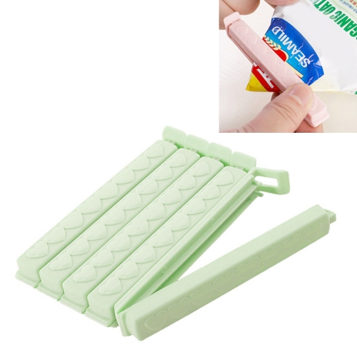 

2 PCS Plastic Bag Snack Bag Sealing Love Clip Kitchen Accessories Green