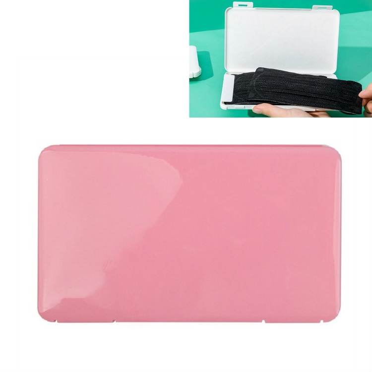 

10 PCS Creative Disposable Mask Storage Box Home Travel Portable Mask Storage, Style:Pink