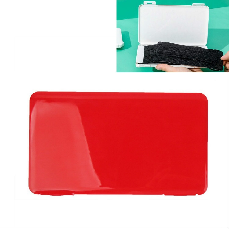 

10 PCS Creative Disposable Mask Storage Box Home Travel Portable Mask Storage, Style:Red