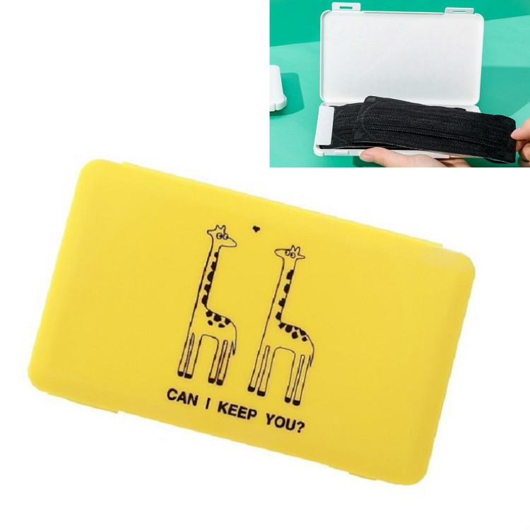 

10 PCS Creative Disposable Mask Storage Box Home Travel Portable Mask Storage, Style:Fawn