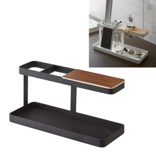 

Watch Jewelry Key Storage Rack Mobile Phone Bracket(Black)