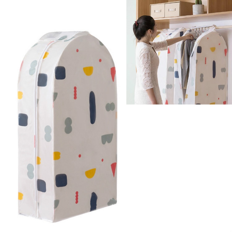 

2 PCS Three-dimensional Hanger Pocket Wardrobe Coat Hanger Pocket Dust Cover, Size:Large(Geometry)