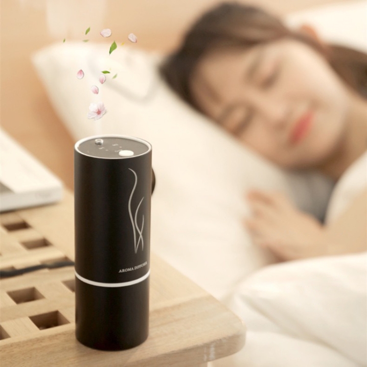 

USB Rechargeable Household Car Air Humidifier Essential Oil Atomizing Aromatherapy Diffuser(Black)