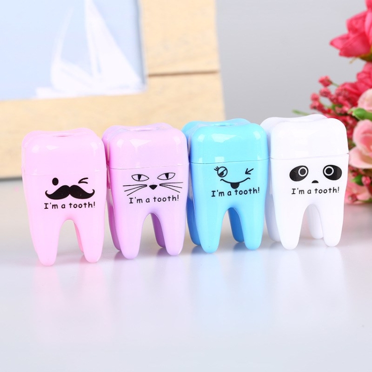 

Creative Stationery Cartoon Teeth Shape Pencil Sharpener Manual Mechanical Pencil Sharpener for School Office Supplies