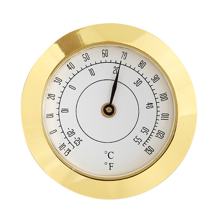 

2 PCS 38mm High Precision Home / Guitar Violin Case / Cigar Thermometer, Style:Thermometer