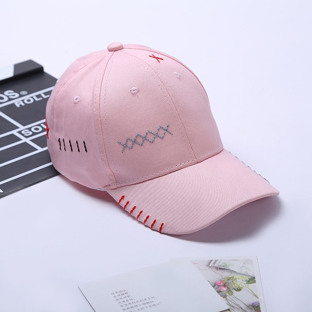 

Embroidered Individual Suture Baseball Cap, Size:Adjustable(Pink )