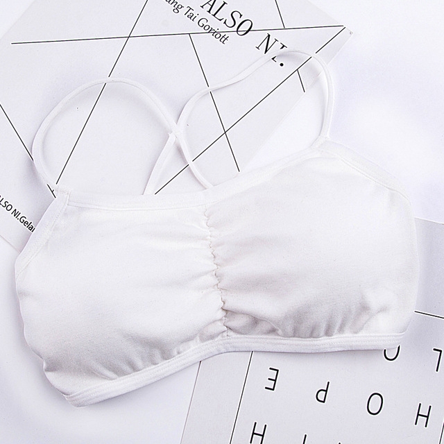 

Beauty Back Sling Vest Without Rims Sexy Cross Strap, Size:One Size(White)