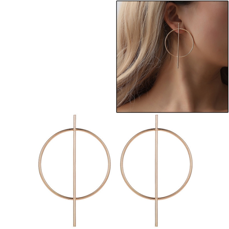 

Hoop Punk Style Women Party Jewelry Accessories(Gold)