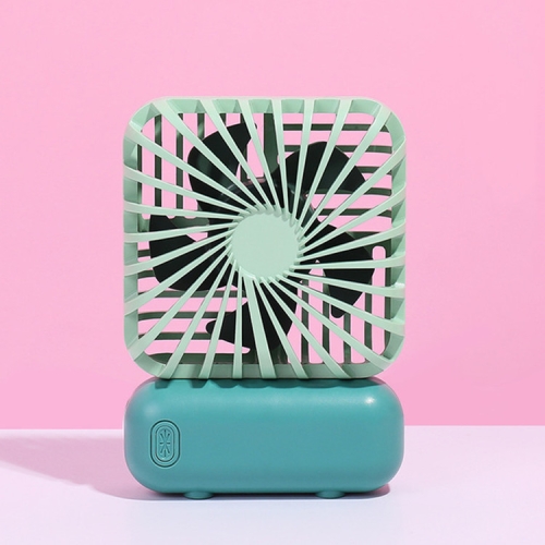 

USB Charging Handheld Mini Fan Desktop Portable Small Fan(Green)