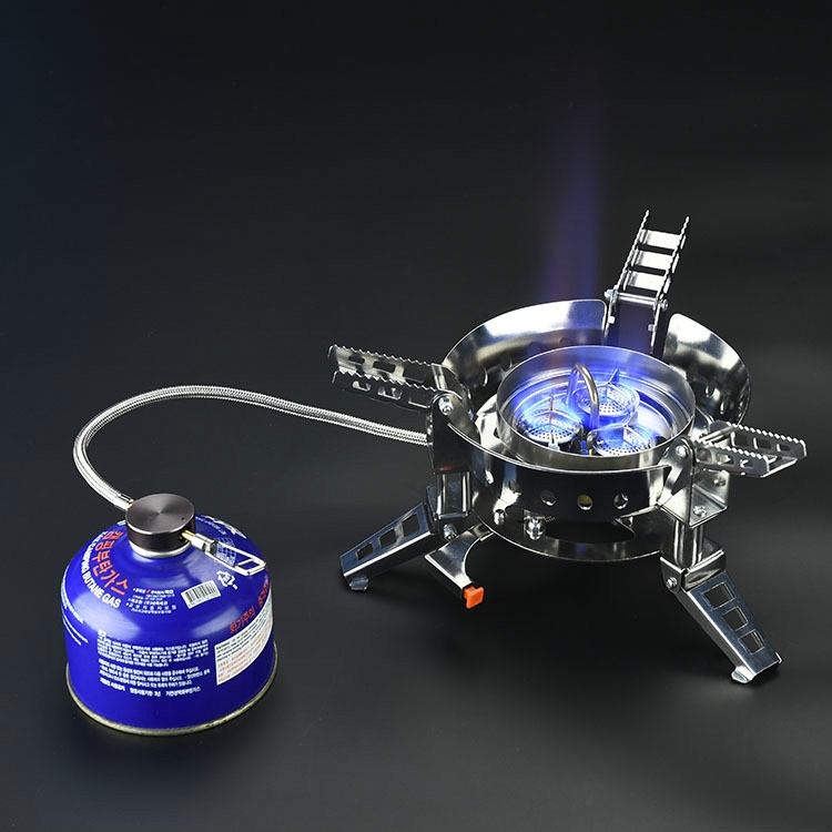 

Outdoor Camping Windproof Stove Portable Gas Stove Split Mini Stove Cookware