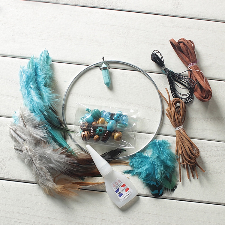 

Retro Life Tree Dream Catcher Wall Hanging Decoration, Specification:DIY Kit