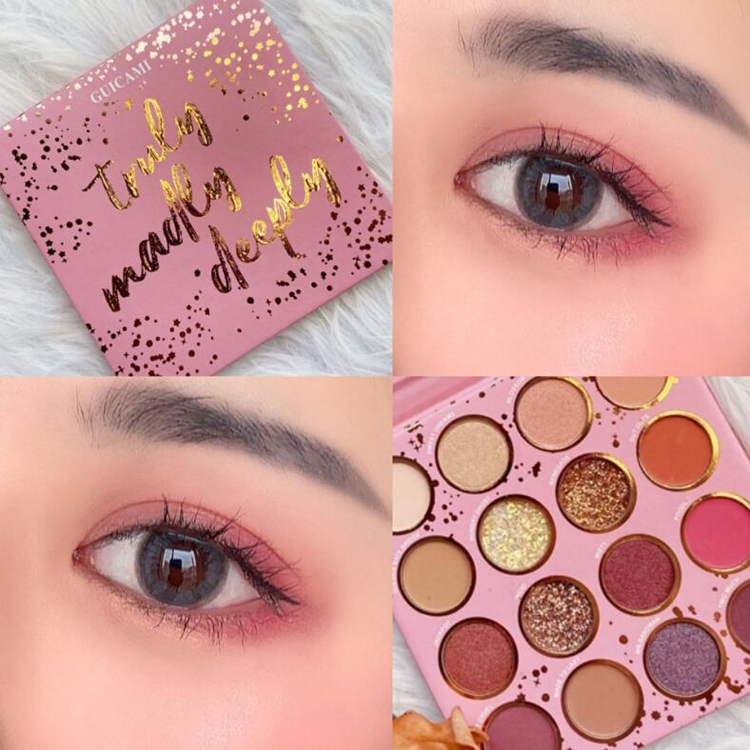 

16-color Eye Shadow Orange Pink Purple Earth Color Pearl Matte Sequins Eyeshadow Tray