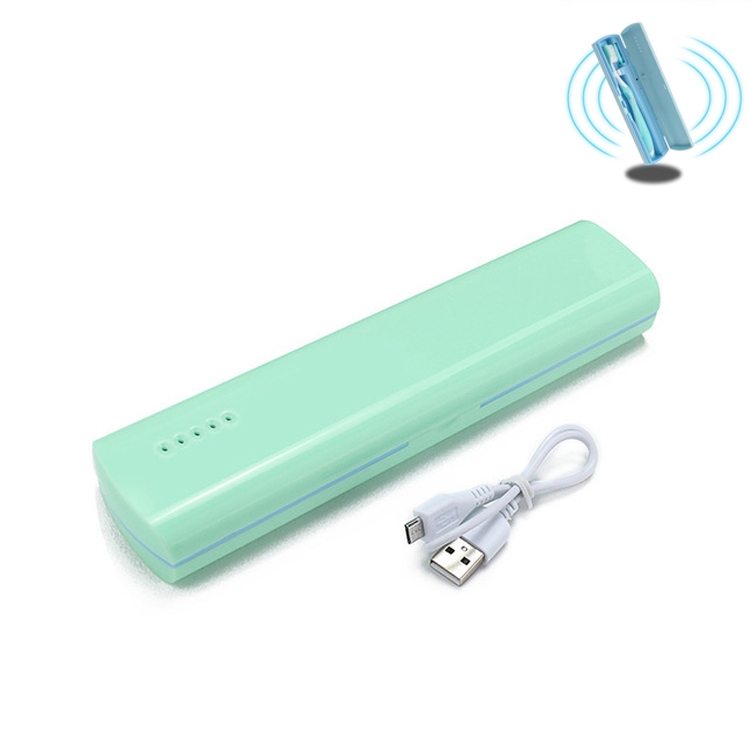

Ultraviolet Travel Toothbrush Sterilization Box Battery / USB Plug-in Dual-use(Green)