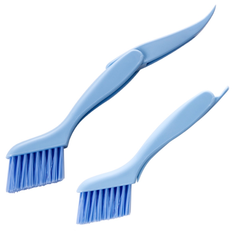 

Multi-function Kitchen Groove Crevice Cleaning Brush Foldable Plastic Brush Kitchen Cleaning Tool Random Color(Random Color)
