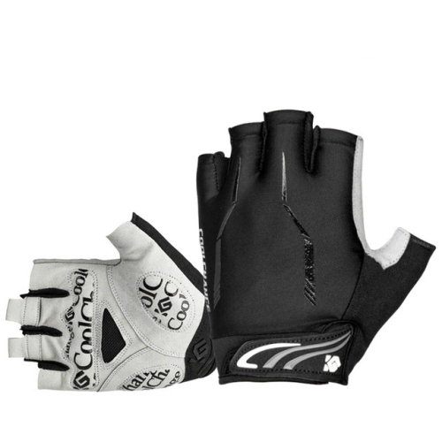 

Cycling Gloves Half Finger Mens Women Summer Sports Shockproof Bike Gloves XXL( Black)