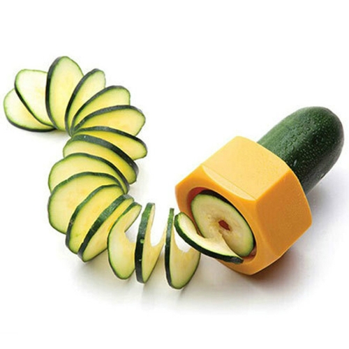 

Creative Multi-purpose Vegetable Cutter Screw Cucumber Slicer Peeler Fruit Spiralizer Random color