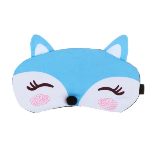 

Cute Fox 3D Sleep Mask Rest Travel Sleeping Cover Sleep Ice Mask(Blue)