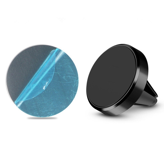 

2 PCS Universal 360 Degree Rotating Magnetic Outlet Car Metal Phone Holder(Black)