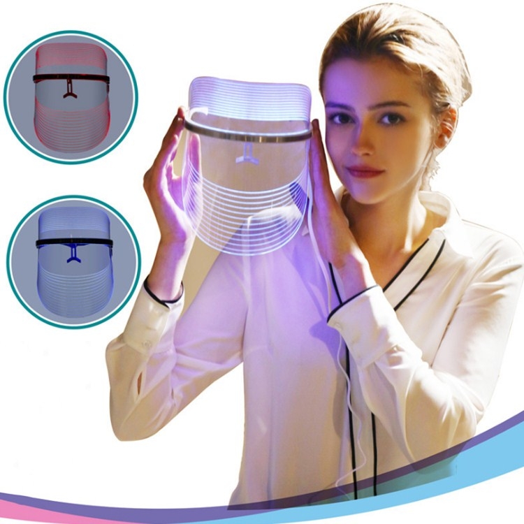 

Three-color LED Color Light Mask Beauty Instrument Facial Acne Whitening Home Beauty Instrument