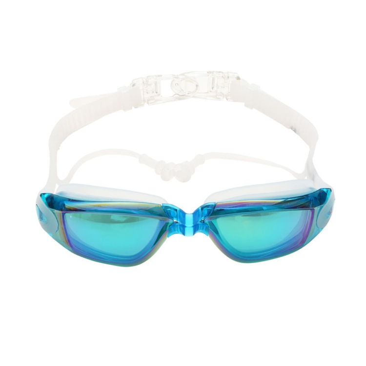 

YJ003 Electroplating HD Anti-fog Swimming Glasses Waterproof Diving Equipment for Man and Women(Green)