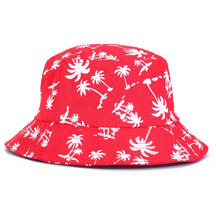 

Men Women Bucket Hat Cap Spring Summer for Beach Fishing Outdoor Hunting(red)