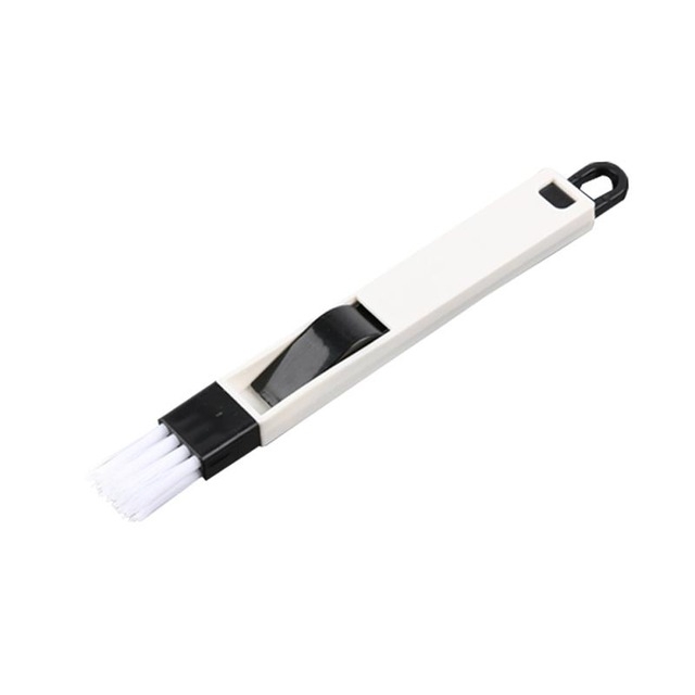 

2 PCS Mini Cleaning Brush with Detachable Dustpan for Window Groove Keyboard Corner Crannies(Black)