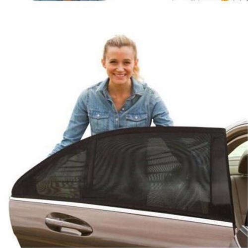 

Auto Car Vehicle Window Mesh Shield Sunshade Visor Net UV Protection Anti Mosquito Window Covers, Size:Rear window113x50cm