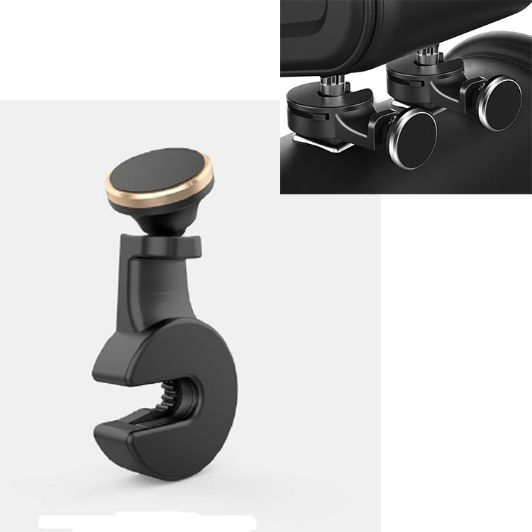 

Car Headrest Hanger Back Seat Magnet Tablet Holder for iPad Tablet Mobile Phone, Direction:Right(Gold)