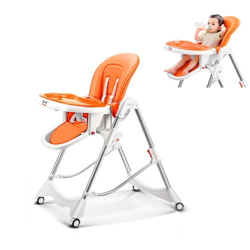

Multifunctional Portable Folding Foldable Baby Dining Chair(Orange)