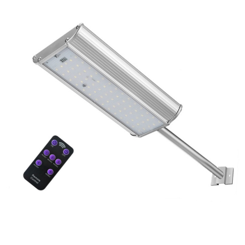 

70 LEDs Solar Lamp Outdoor Waterproof Aluminum Alloy Remote Control Motion Sensing Street Lamp