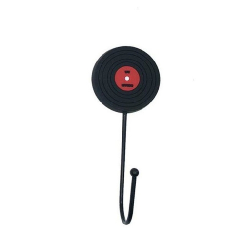 

Minimalist Home Decoration Retro Tape Disk Decorative Wall Hooks(Vinyl CD Style)