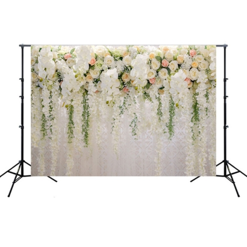 

2.1m x 1.5m Flower Wall Simulation Rose Wedding Party Arrangement 3D Photography Background Cloth(H1)