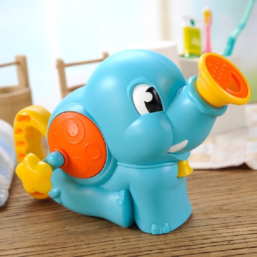 

Children Bathroom Elephant Pumping Type Shower Hand-cranked Water Spray Toy(Blue)