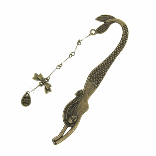 

2 PCS Creative Stationery Supplies Retro Elf Pattern Bookmark(Mermaid)