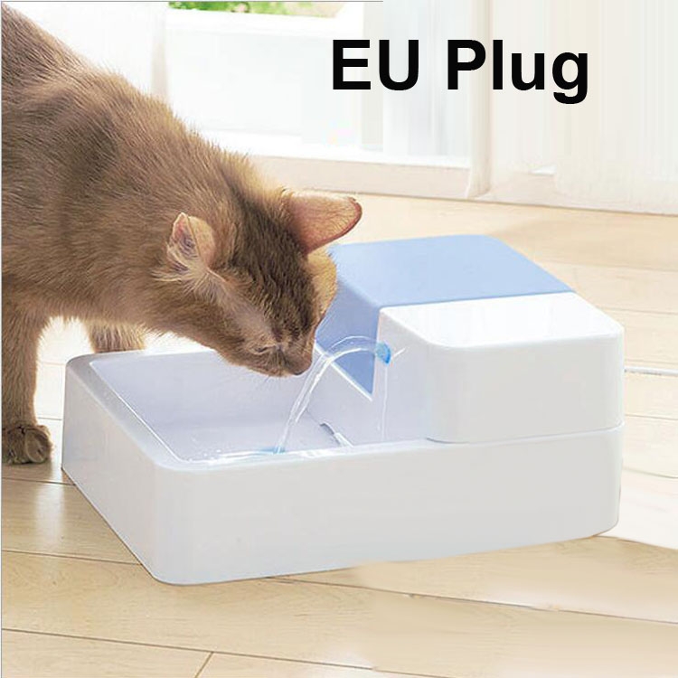 

Pet aAutomatic Water Dispenser Cat Teddy Dog General Circulation Dog Feeder, Plug Type:EU(White)