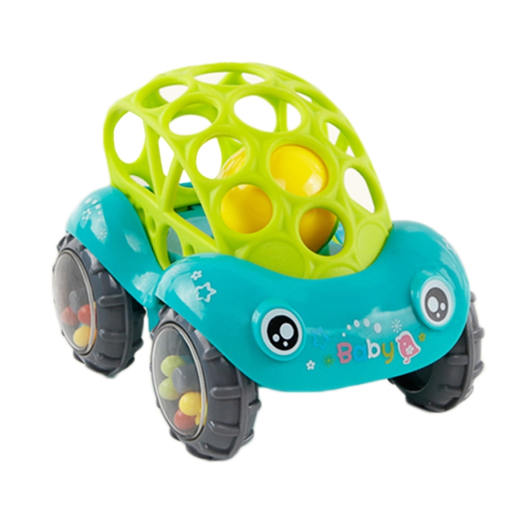 

Baby Plastic Non-toxic Colorful Animals Hand Jingle Shaking Bell Car Rattles Toys Music Handbell for Kids(Green)