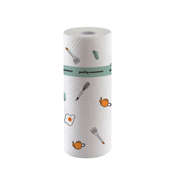 

Washable Printed Lazy Rag Kitchen Non-woven Towel Wet and Dry Dual-use Clean Degreasing Disposable DishCloth(Tableware)
