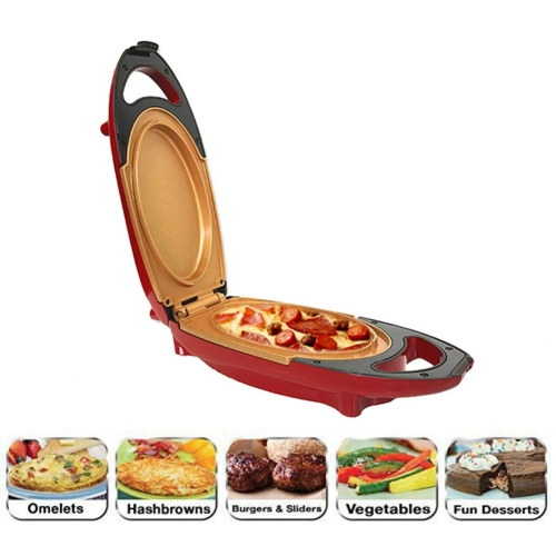 

Double-Coated Smokeless Non-stick 5 Minute Chef Electric Cooker Barbecue Pan Pizza Pot UK Plug