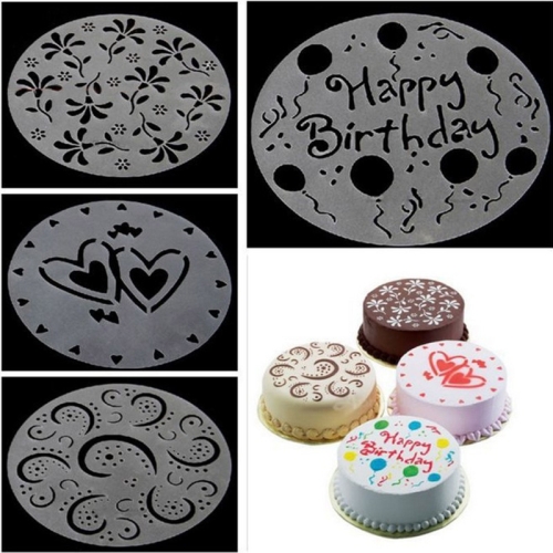 

3 PCS Plastic Spray Cake Mould