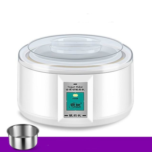 

Electric Yogurt Maker Kitchen Appliances Liner Material Stainless Steel Rice Wine Natto Fermentation Machine, Style:No Split Cup