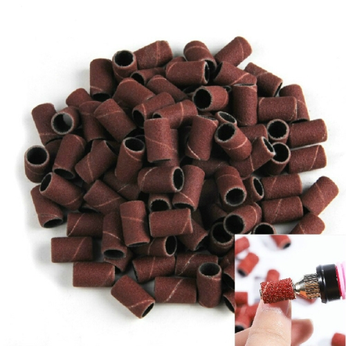 

100 PCS Nail Art Electric Grinder Accessories Sandpaper Ring Sand Cloth Ring Grinding Ring, Size:120#
