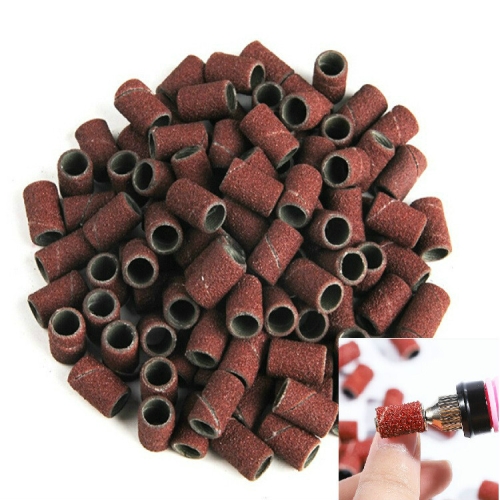 

100 PCS Nail Art Electric Grinder Accessories Sandpaper Ring Sand Cloth Ring Grinding Ring, Size:180#