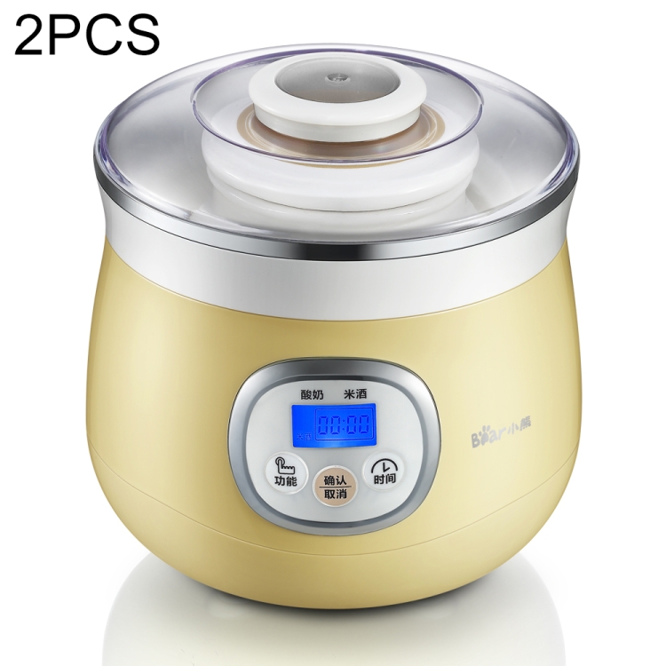 

2 PCS Household Automatic Frozen Yogurt Maker Ceramic Liner Natto Rice Wine Maker