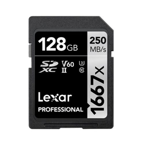 

Lexar SD-1667x High Speed SD Card SLR Camera Memory Card, Capacity:128GB