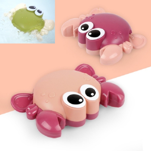 

10 PCS Baby Bath Toys on the Chain Playing with Small Crab(Red Random Delivery)