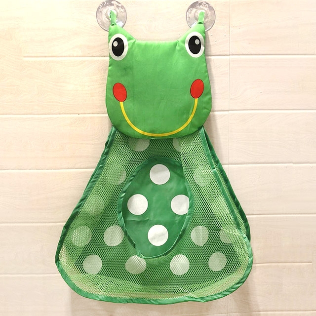 

Cartoon Animal Toy Mesh Storage Basket Home Bathroom Net Pouch Bag(Frog )