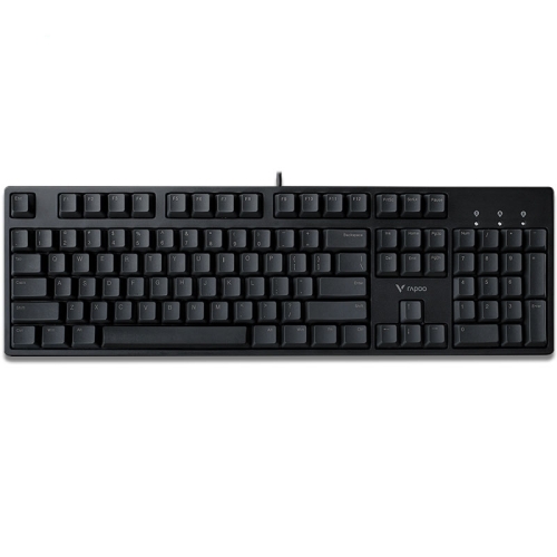 

Rapoo V860 Desktop Wired Gaming Mechanical Keyboard, Specifications:104 Keys(Black Shaft)