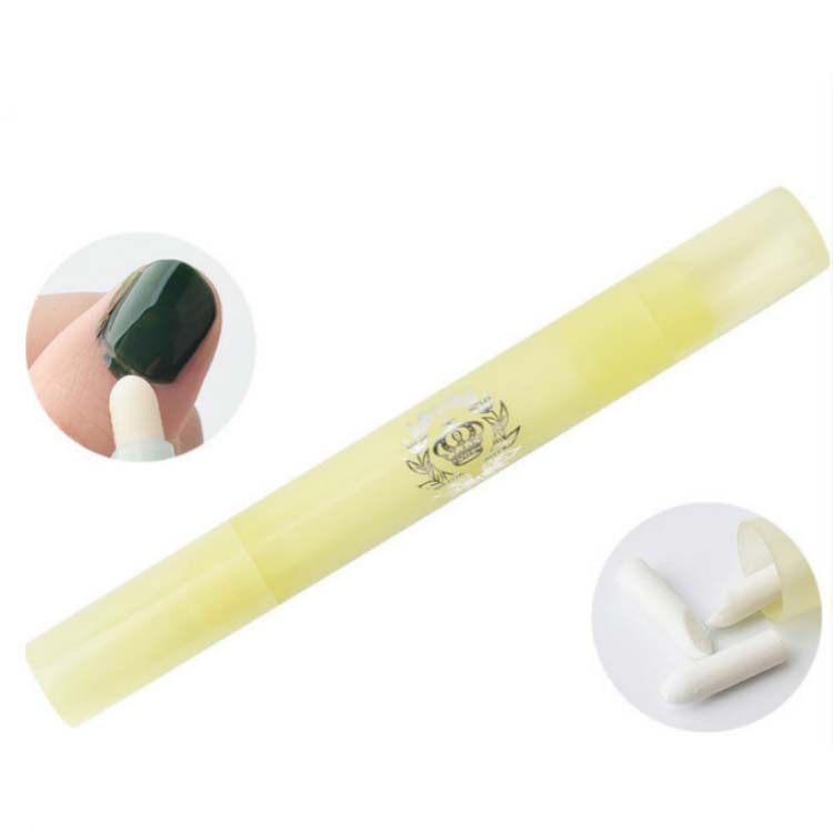 

Nail Tool Cleaning Pen Nail Polish Finger Edge Modification Pen Nail Edge Pen(Yellow)